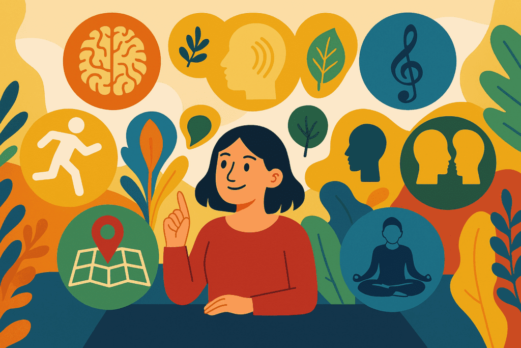 Illustration 8 Intelligences Gardner