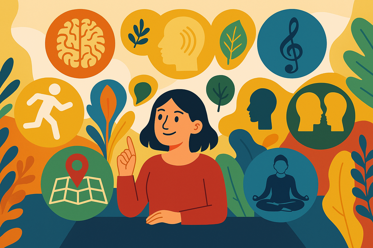 Illustration 8 Intelligences Gardner