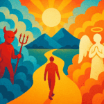 Illustration de la voie du milieu